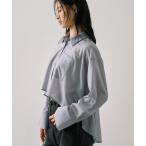 ブラウス シャツ バックテールフレアシャツ｜ウォッシャブル/接触冷感/冷房対策/防シワ/シアーシャツ/秋服 レディース