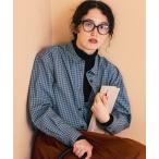 ブラウス シャツ オンブレーチェックオーバーシャツ レディース