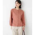 ショッピングローン ブラウス シャツ チューインローンブラウジングノーカラーシャツブラウス レディース