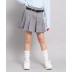ショッピング韓国子供服 スカート ベルト付プリーツスカート キッズ 子供服 女の子