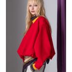 tシャツ マルチボーダーバルーンプルオーバー レディース