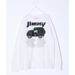 tシャツ 「ロングセラーコラボ」ジムニー×GLOSTER 長袖プリントTシャツ メンズ レディース