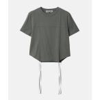 tシャツ Tシャツwリボンタイヘム / T-Shirt w/Ribbon Tie Hem レディース