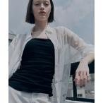 ショッピングキャミ tシャツ ラシェッドチュールキャミトップ / Ruched Tulle Cami Top レディース