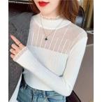 ニット セーター プチハイネックフ