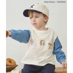 tシャツ 「パンどろぼう」袖布帛Tシャツ キッズ 子供服 男の子 女の子
