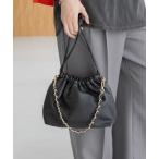 ショッピングハンドバッグ ハンドバッグ レザーギャザーBAG/451641