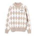 ショッピングアーガイル ニット セーター ORANGE LABEL / アーガイル ニット プルオーバー レディース