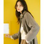 ステンカラーコート コート チェック ステンカラーコート レディース