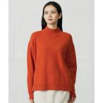 ショッピングハイネック ニット セーター ウールカシミヤブレンドハイネック ニット レディース
