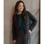 ダウンコート ダウンジャケット 2WAYノーカラーダウン ジャケット レディース