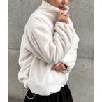 コート アウター 中綿キルトリバーシブルファーコート レディース