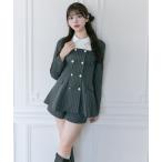 ジャケット ノーカラージャケット 「Belle Charme/セットアップ対応」クラシカルフリルカラージャケット レディース