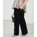 パンツ COUTURE D’ADAM/クチュールドアダム Glitter PT ベロアイージーパンツ 221 レディース