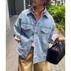ショッピングデニム デニムジャケット gジャン LE DENIM BIG TRUCKERジャケット レディース