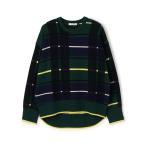 ニット セーター NZ LAMBS プリント クルーネックプルオーバー レディース