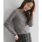 カーディガン 2025秋冬新作 ベーシック総針配色カーディガン レディース