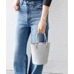 ショッピングバケツ ショルダーバッグ バッグ 「WEB限定」ショルダー 付 バケツ型 トート バッグ レディース