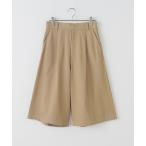パンツ ワイドハーフパンツ レディース