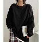 トレーナー スウェット 重ね着風ゆ