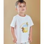 パジャマ 「KIDS」はちみつベア柄ワンポイントTシャツ キッズ 子供 男の子 女の子