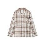 パジャマ 「HOMME」トレンドチェック柄シャツ メンズ
