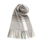 ショッピングマフラー ストール マフラー 「新色追加！」ポリエステル大判チェックストール レディース