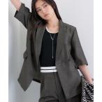 ジャケット テーラードジャケット ライトダブルジャケット レディース