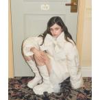 ダウンコート ダウンジャケット 「初販即完」2wayマフラー付きエコダウンジャケット レディース