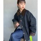 コート アウター 「WEB先行予約」「Barbour/バブアー」 別注 中綿入り TRANSPORT コーデュラデニム トランスポートジャケット レデ