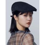 帽子 ベレー帽 スタッズベルトハンチングキャップ レディース