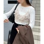 tシャツ 「セットアイテム」インナーSETウーリービスチェ レディース