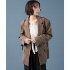 ジャケット テーラードジャケット フェイクスウェードジャケット レディース