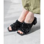 「LOWRYS FARM」 ミュール MEDIUM ブラック系その他 レディース