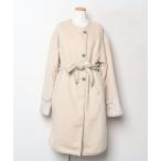 [natural couture] no color пальто FREE бежевый женский 