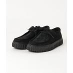 「Clarks」 モカシンシューズ 26.5cm ブラック メンズ