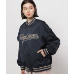 「niko and...」 スタジャン BIG(L) ネイビー レディース