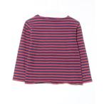 [SAINT JAMES] окантовка рисунок трикотажный джемпер с длинным рукавом X-SMALL красный женский 