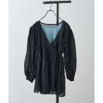 [FREAK'S STORE] 7 минут рукав туника свободный черный женский 