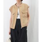 ショッピングレディ 夏 「LUCA/LADY LUCK LUCA」 ベスト FREE キャメル レディース