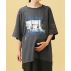 ショッピングマタニティ マタニティ 「産前・産後対応」マタニティ／モチーフフォトプリント6分袖　588153