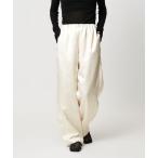 パンツ 「MARW UNITED ARROWS」ワッシャー サテンパンツ WHITE レディース
