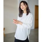 tシャツ シャツテールロングスリーブＴシャツ レディース