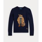 ニット セーター Polo ベア クルーネック セーター キッズ 子供服 女の子