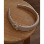 カチューシャ 「resonance」パール ビジューデザイン クラシカル カチューシャ