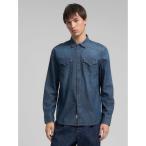 シャツ 6.5OZ ダメージ加工デニムウエスタンシャツ メンズ
