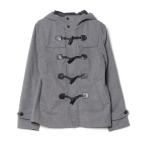 [JOHN'S CLOSET] полупальто "даффл коут" MEDIUM. серый мужской 