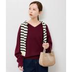 ニット セーター マシュマロニットVネックプルオーバー/イージーケア・リンクコーデ レディース