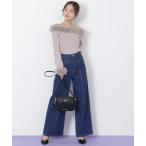 ジーンズ デニム デニムパンツ 切替えデザインデニムパンツ レディース