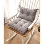 ショッピングクッションカバー クッション クッションカバー 椅子用クッション＆背もたれセット